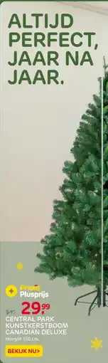 Praxis Central park kunstkerstboom canadian deluxe aanbieding