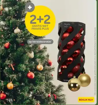 Praxis Op kerstdecoratie aanbieding