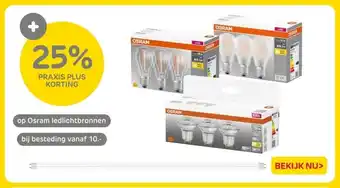 Praxis Op Osram ledlichtbronnen aanbieding