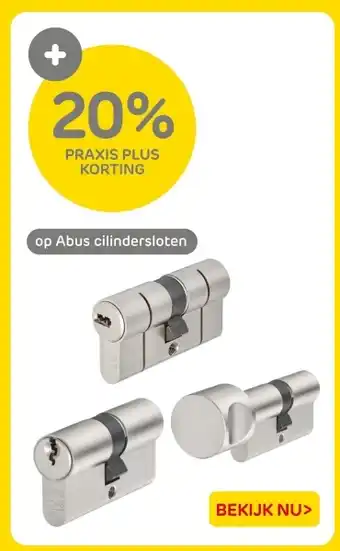 Praxis Op Abus cilindersloten aanbieding