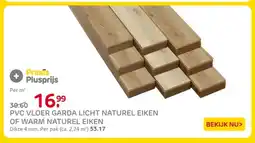 Praxis Pvc vloer garda licht naturel eiken of warm naturel eiken aanbieding