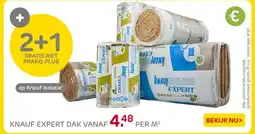 Praxis Knauf expert dak aanbieding
