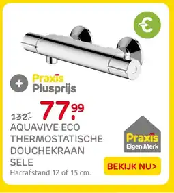 Praxis Aquavive eco thermostatische douchekraan aanbieding