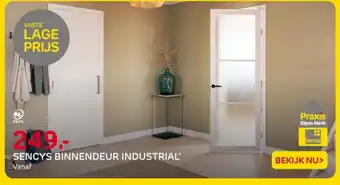 Praxis Sencys binnendeur industrial aanbieding
