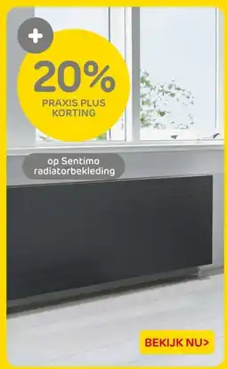 Praxis Op Sentimo radiatorbekleding aanbieding