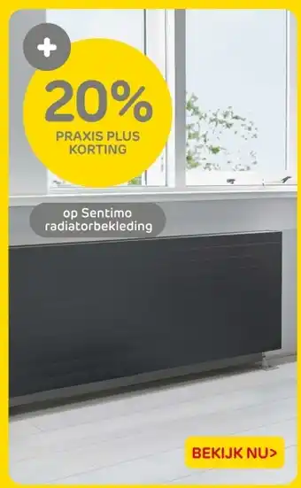 Praxis Op Sentimo radiatorbekleding aanbieding