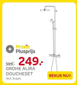 Praxis Grohe alira doucheset aanbieding