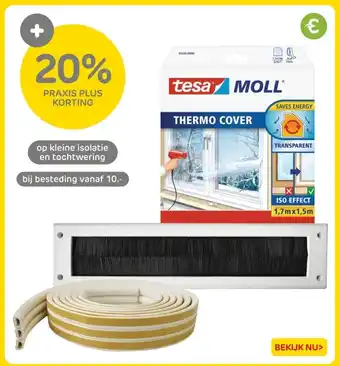 Praxis Op kleine isolatie en tochtwering aanbieding