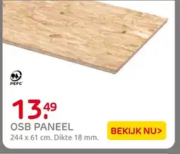 Praxis OSB Paneel aanbieding