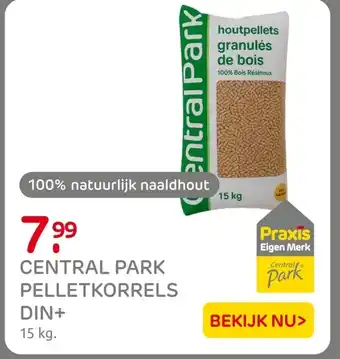 Praxis Central park pelletkorrels DIN+ aanbieding
