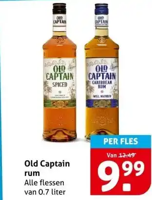 Hoogvliet Old Captain rum aanbieding