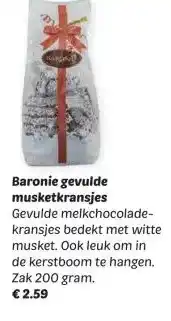 Dekamarkt Baronie gevulde musketkransjes aanbieding