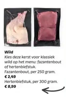 Dekamarkt Wild Kies deze kerst voor klassiek aanbieding