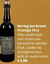 Dekamarkt Hertog Jan Grand Prestige 75 cl aanbieding