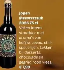 Dekamarkt Jopen Meesterstuk 2026 75 cl aanbieding