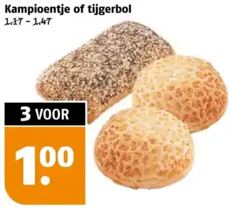Poiesz Kampioentje of tijgerbol aanbieding