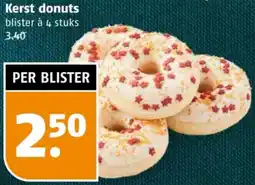 Poiesz Kerst donuts aanbieding