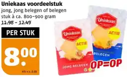 Poiesz Uniekaas voordeelstuk aanbieding