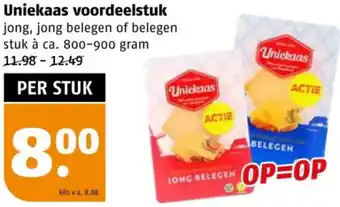 Poiesz Uniekaas voordeelstuk aanbieding