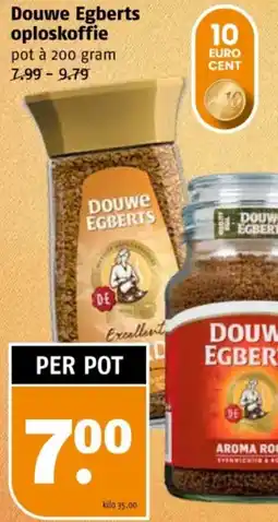 Poiesz Douwe Egberts oploskoffie aanbieding