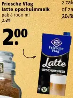 Poiesz Friesche Vlag latte opschuimmelk aanbieding