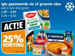 Poiesz Iglo gepaneerde vis of groente idee aanbieding