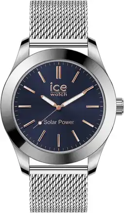 Amazon Ice-Watch - ICE steel solar - Herenhorloge met metalen armband (Medium) aanbieding