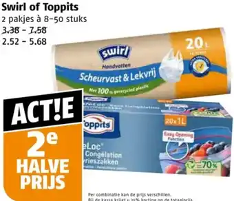 Poiesz Swirl of Toppits aanbieding