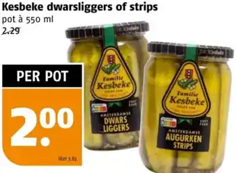 Poiesz Kesbeke dwarsliggers of strips aanbieding