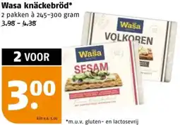 Poiesz Wasa knäckebröd aanbieding