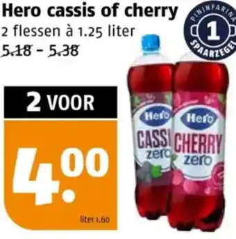 Poiesz Hero cassis of cherry aanbieding