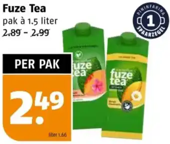 Poiesz Fuze Tea aanbieding
