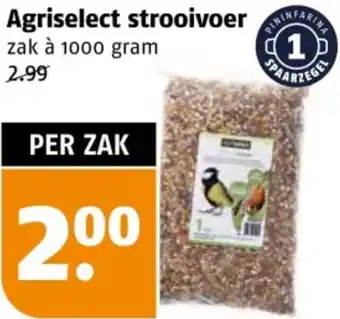 Poiesz Agriselect strooivoer aanbieding