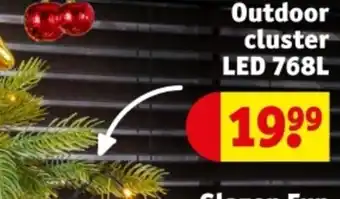 Kruidvat Outdoor cluster LED 768L aanbieding