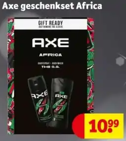 Kruidvat Axe geschenkset Africa aanbieding
