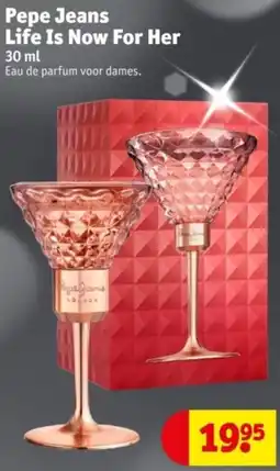 Kruidvat Pepe Jeans Life Is Now For Her aanbieding