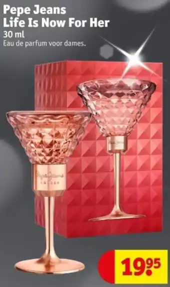 Kruidvat Pepe Jeans Life Is Now For Her aanbieding