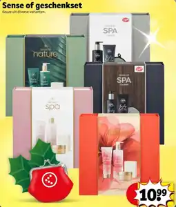 Kruidvat Sense of geschenkset aanbieding