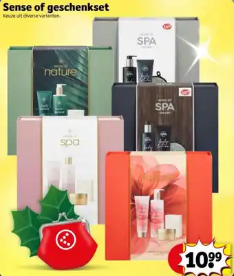 Kruidvat Sense of geschenkset aanbieding