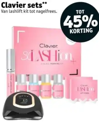 Kruidvat Clavier sets aanbieding