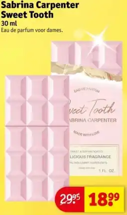 Kruidvat Sabrina Carpenter Sweet Tooth aanbieding