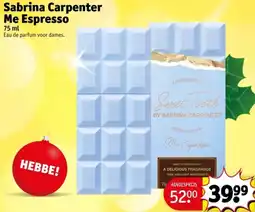 Kruidvat Sabrina Carpenter Me Espresso aanbieding
