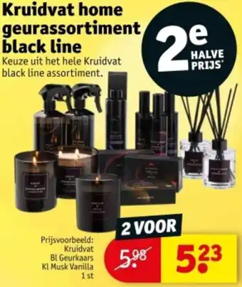 Kruidvat Kruidvat home geurassortiment black line aanbieding