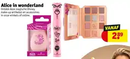 Kruidvat Alice in wonderland aanbieding