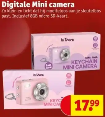 Kruidvat Digitale Mini camera aanbieding