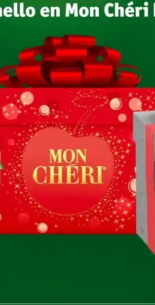 Kruidvat Mon cheri luxe geschenkdoos met strik aanbieding