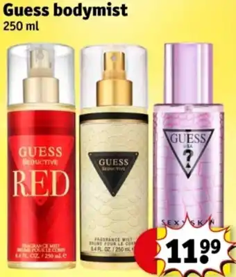 Kruidvat Guess bodymist aanbieding