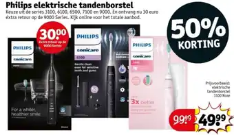 Kruidvat Philips elektrische tandenborstel aanbieding