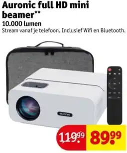 Kruidvat Auronic full HD mini beamer aanbieding