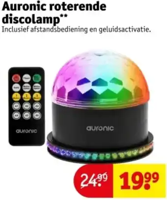 Kruidvat Auronic roterende discolamp aanbieding